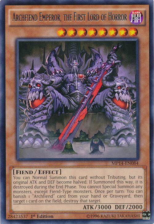 Archfiend Emperor, the First Lord of Horror (MP14-EN084) (MP14)