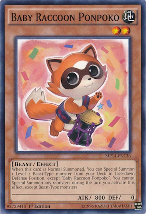 Baby Raccoon Ponpoko (MP14-EN136) (MP14)
