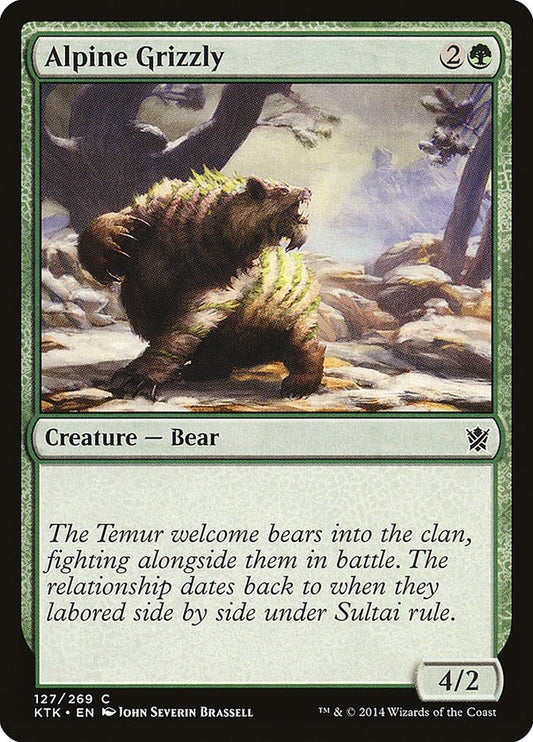 Image for Alpine Grizzly (127) (KTK) - Magic: The Gathering