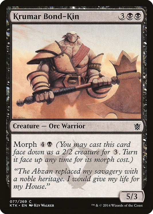 Image for Krumar Bond-Kin (77) (KTK) - Magic: The Gathering