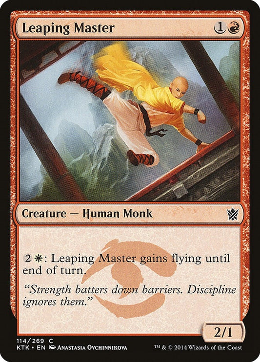 Image for Leaping Master (114) (KTK) - Magic: The Gathering