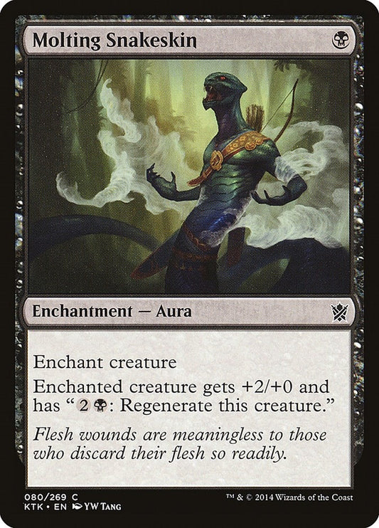 Image for Molting Snakeskin (80) (KTK) - Magic: The Gathering