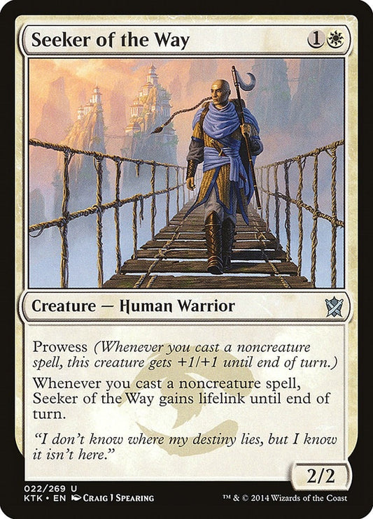 Image for Seeker of the Way (22) (KTK) - Magic: The Gathering