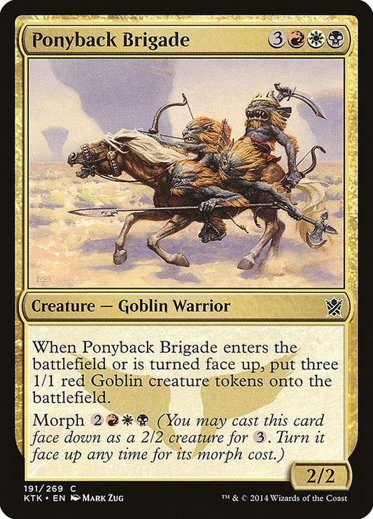 Image for Ponyback Brigade (191) (KTK) - Magic: The Gathering