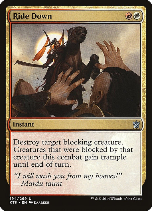 Image for Ride Down (194) (KTK) - Magic: The Gathering