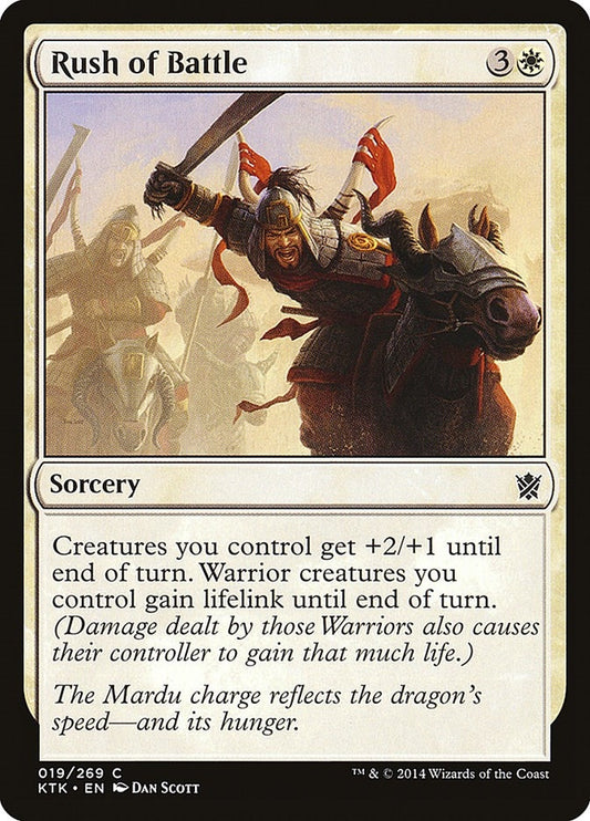 Image for Rush of Battle (19) (KTK) - Magic: The Gathering