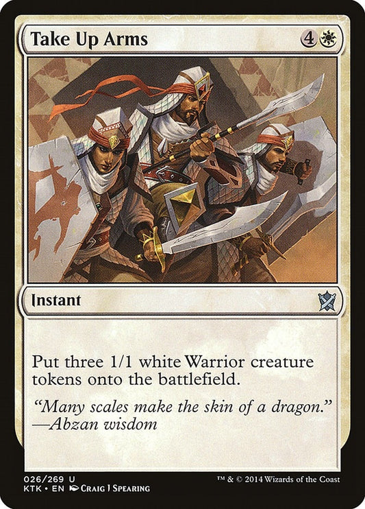Image for Take Up Arms (26) (KTK) - Magic: The Gathering