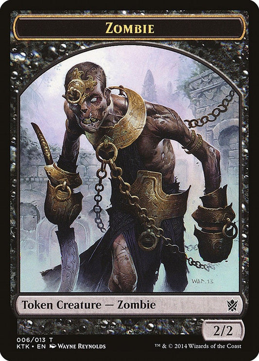 Image for Zombie Token (6) (KTK) - Magic: The Gathering