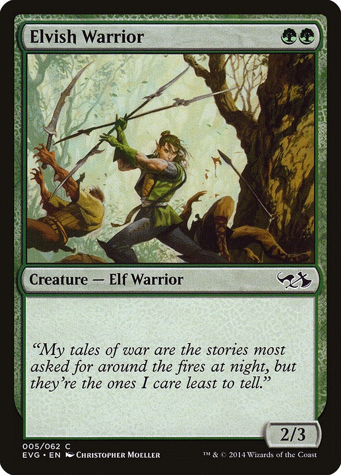Elvish Warrior (5) (DD3)