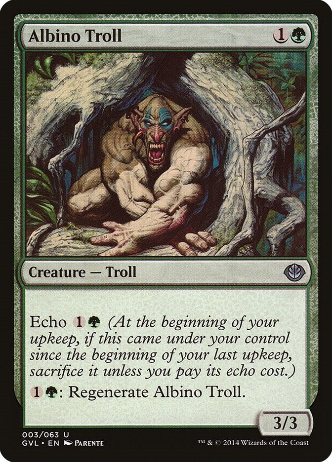 Image for Albino Troll (3) (DD3) - Magic: The Gathering