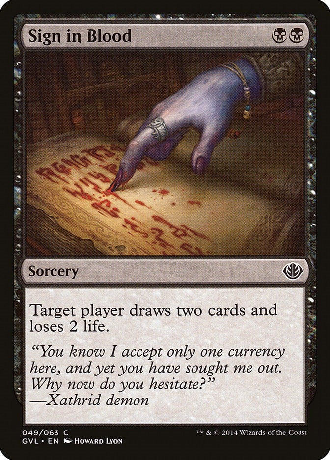 Sign in Blood (49) (DD3)