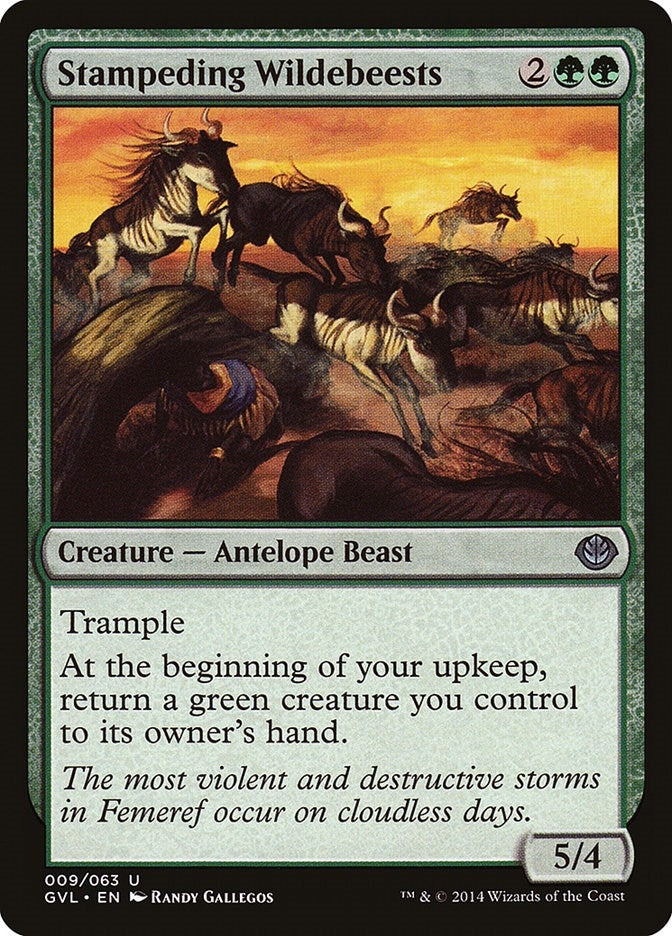 Stampeding Wildebeests (9) (DD3)