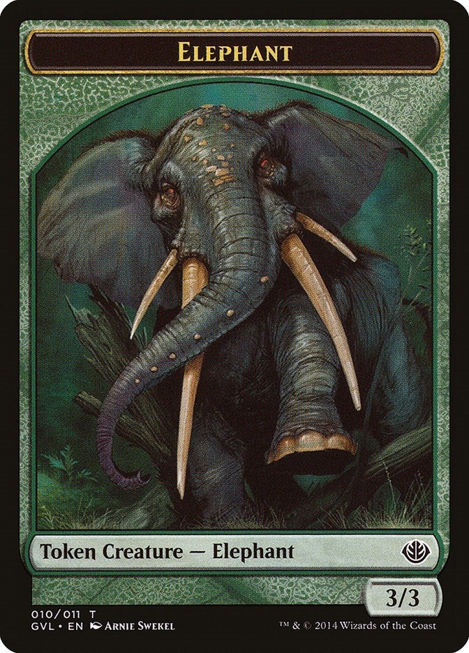 Elephant Token (10) (DD3)