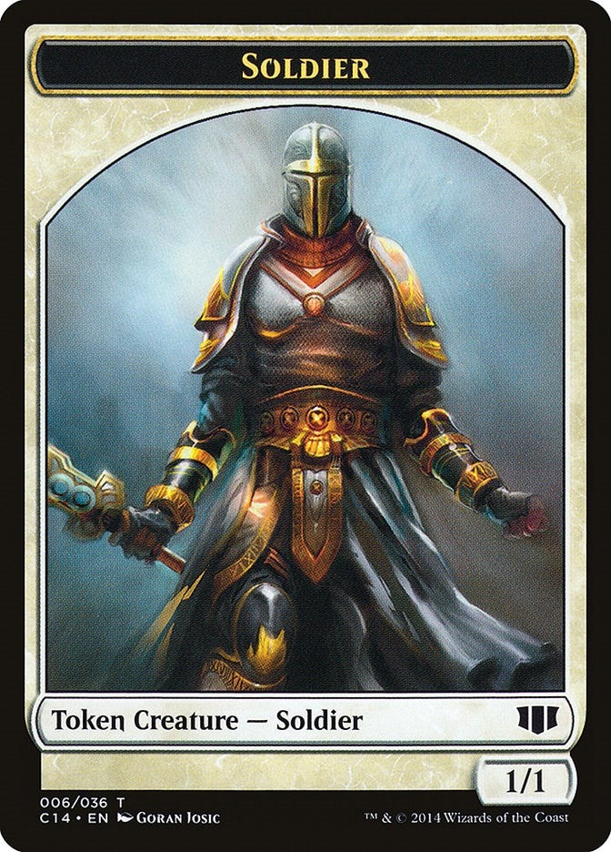 Soldier // Spirit Double-Sided Token (6 // 7) (C14)
