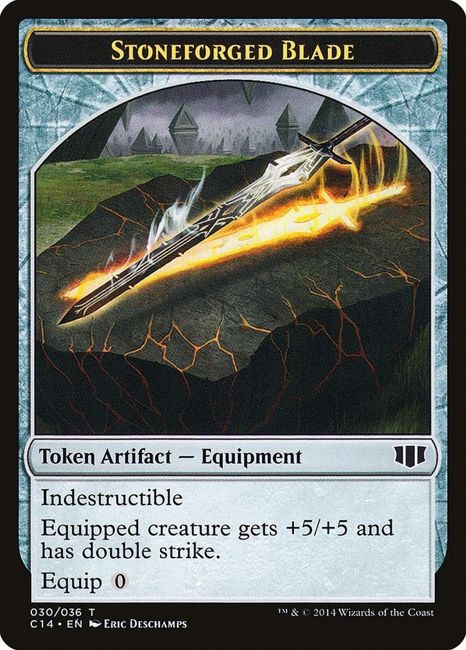 Stoneforged Blade // Germ Double-Sided Token (30 // 14) (C14)