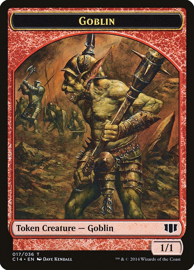 Goblin // Goat Double-Sided Token (17 // 3) (C14)