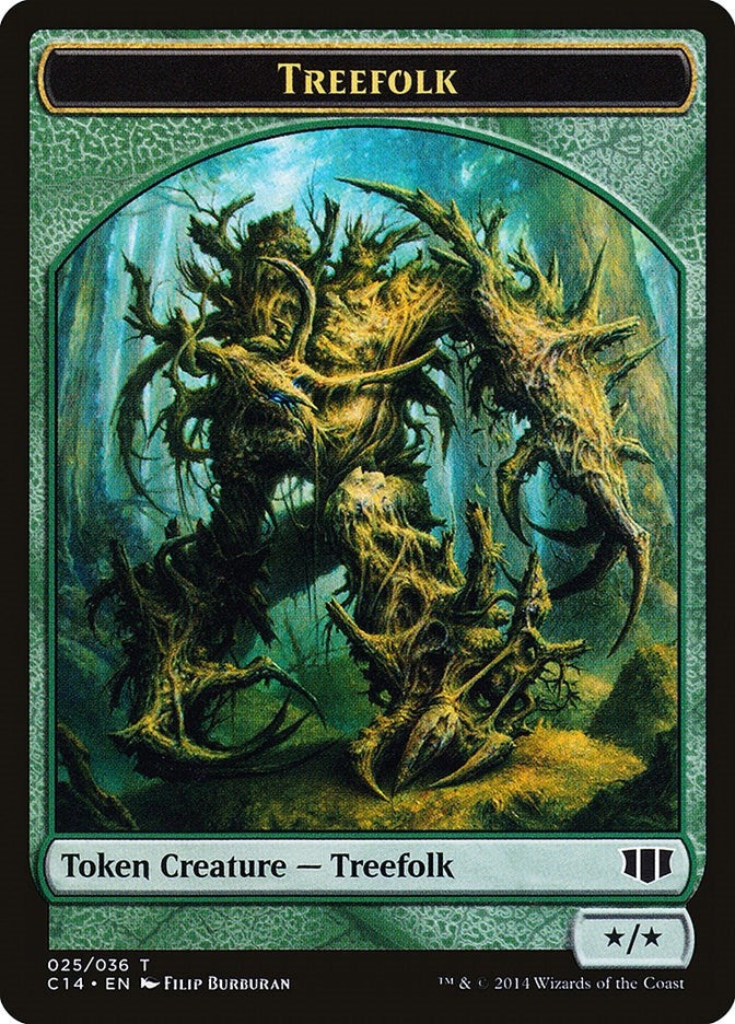 Treefolk // Wolf Double-Sided Token (25 // 26) (C14)