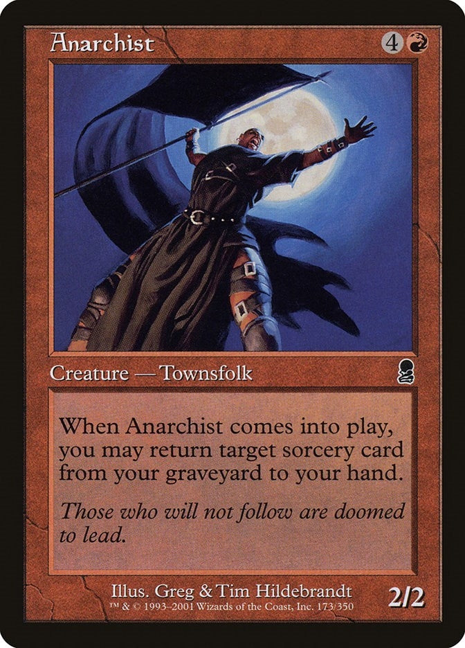 Image for Anarchist (173) (ODY) - Magic: The Gathering