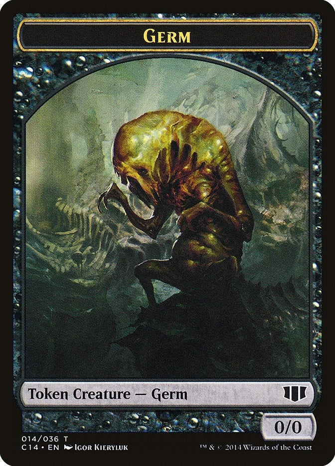 Germ // Zombie (016) Double-Sided Token (14 // 16) (C14)