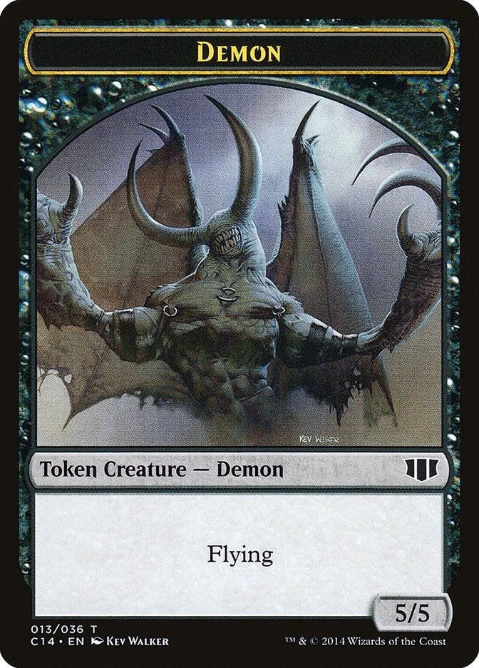 Demon (013) // Zombie (016) Double-Sided Token (13 // 16) (C14)