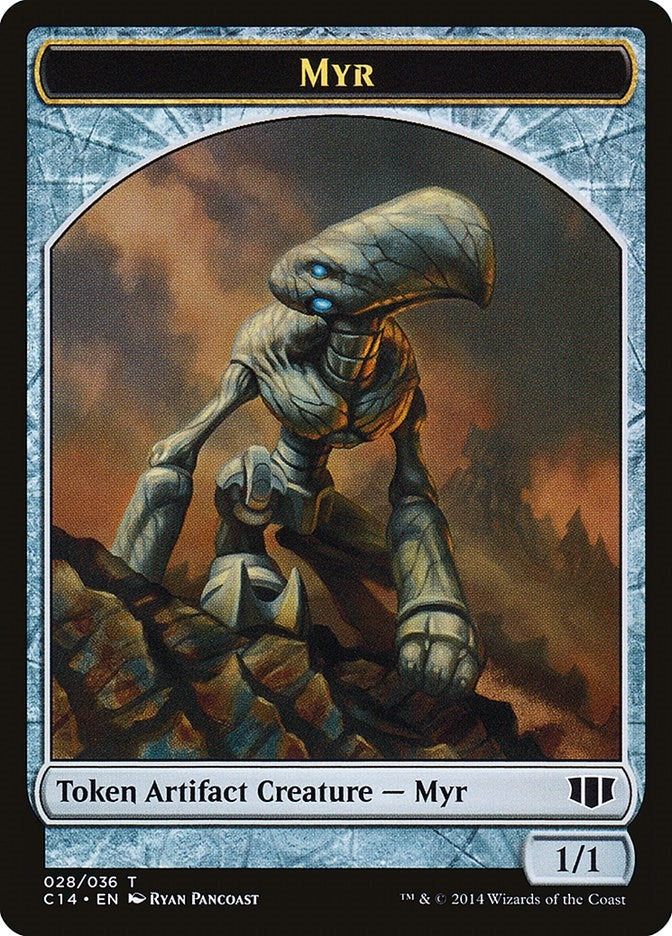 Myr // Pentavite Double-Sided Token (28 // 29) (C14)