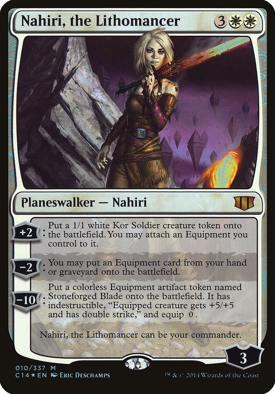 Nahiri, the Lithomancer (Commander 2014) (10) (OVER)