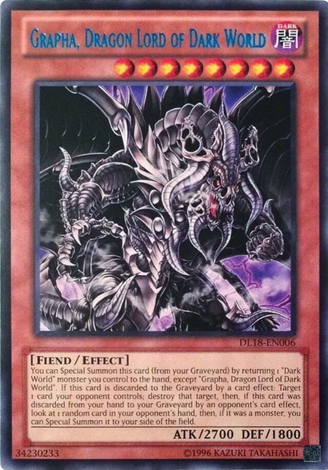 Grapha, Dragon Lord of Dark World (Blue) (DL18-EN006) (DL)