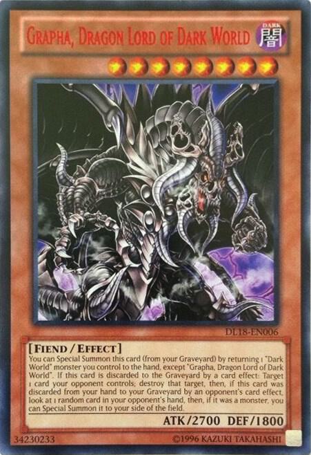 Grapha, Dragon Lord of Dark World (Red) (DL18-EN006) (DL)
