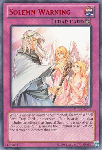 Solemn Warning (Red) (DL18-EN019) (DL)