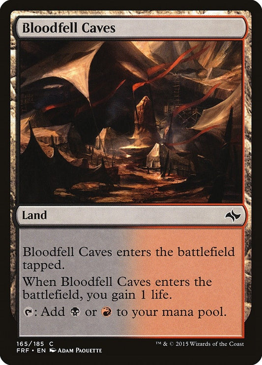 Image for Bloodfell Caves (165) (FRF) - Magic: The Gathering
