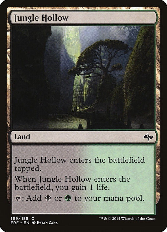 Image for Jungle Hollow (169) (FRF) - Magic: The Gathering