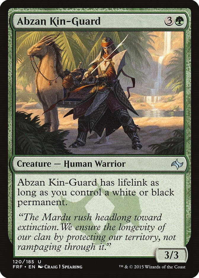 Image for Abzan Kin-Guard (120) (FRF) - Magic: The Gathering