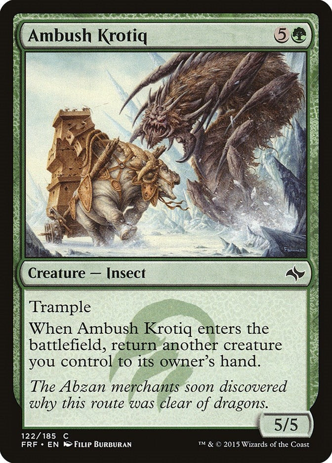 Image for Ambush Krotiq (122) (FRF) - Magic: The Gathering