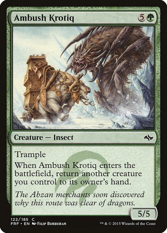 Image for Ambush Krotiq (122) (FRF) - Magic: The Gathering