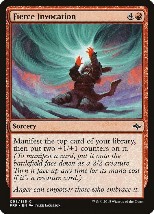 Image for Fierce Invocation (98) (FRF) - Magic: The Gathering