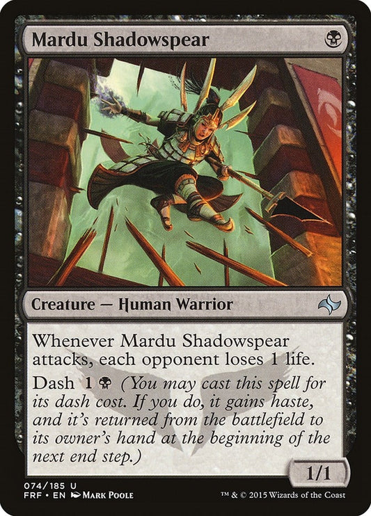 Image for Mardu Shadowspear (74) (FRF) - Magic: The Gathering