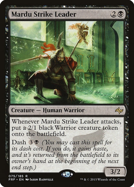 Image for Mardu Strike Leader (75) (FRF) - Magic: The Gathering