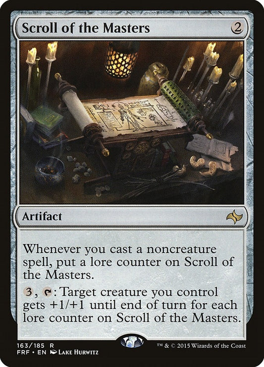 Image for Scroll of the Masters (163) (FRF) - Magic: The Gathering