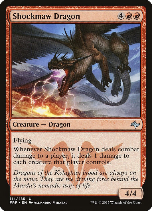 Image for Shockmaw Dragon (114) (FRF) - Magic: The Gathering