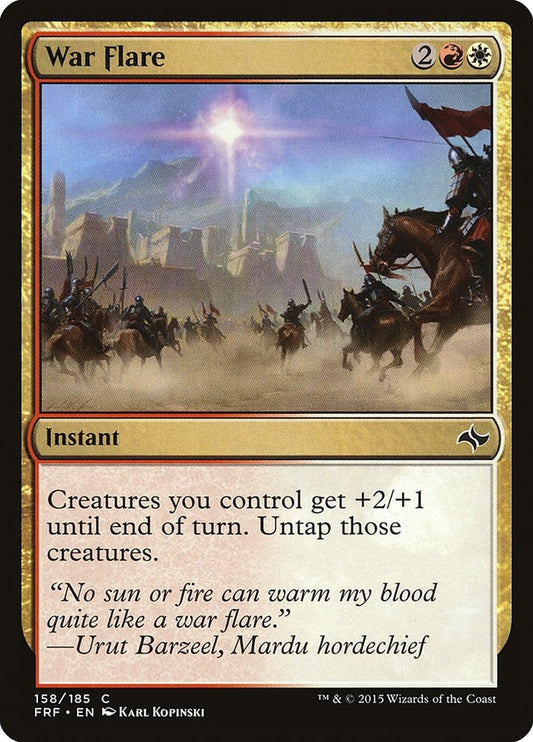 Image for War Flare (158) (FRF) - Magic: The Gathering