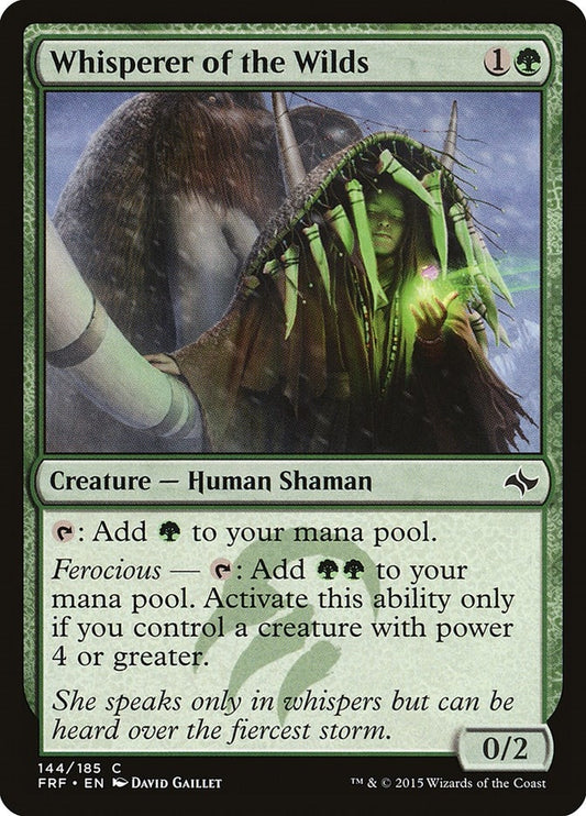 Image for Whisperer of the Wilds (144) (FRF) - Magic: The Gathering