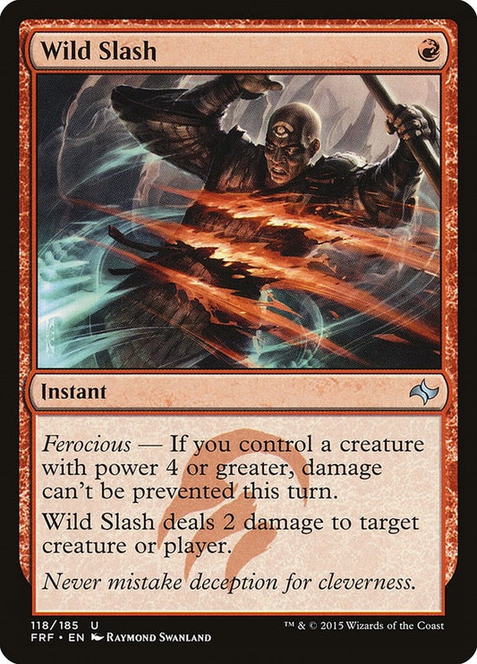 Image for Wild Slash (118) (FRF) - Magic: The Gathering