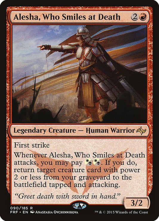 Image for Alesha, Who Smiles at Death (90) (FRF) - Magic: The Gathering