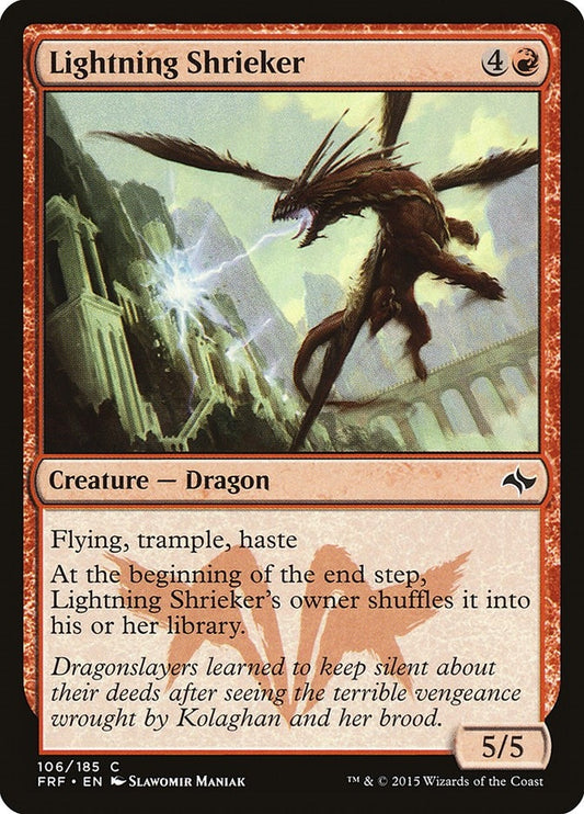 Image for Lightning Shrieker (106) (FRF) - Magic: The Gathering
