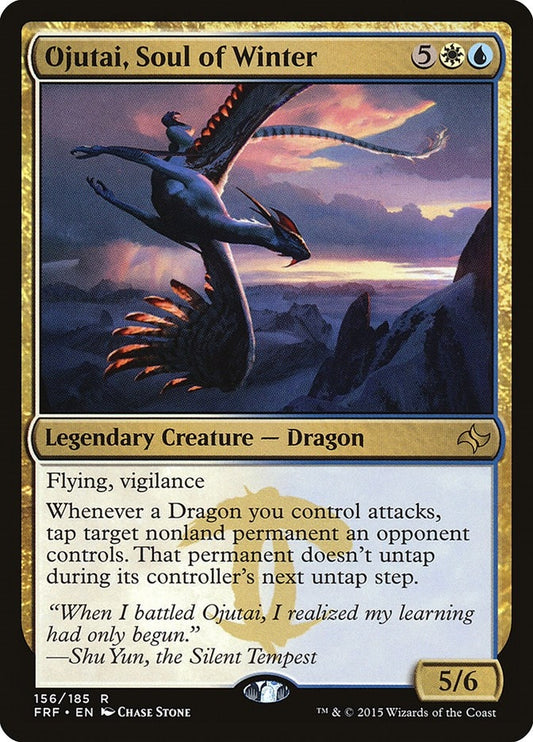 Image for Ojutai, Soul of Winter (156) (FRF) - Magic: The Gathering