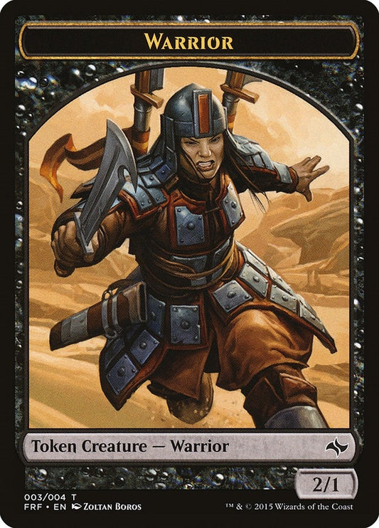 Image for Warrior Token (3) (FRF) - Magic: The Gathering