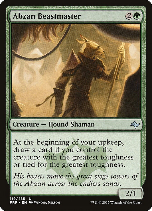 Image for Abzan Beastmaster (119) (FRF) - Magic: The Gathering