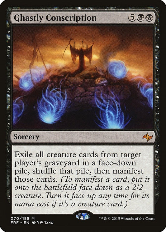 Image for Ghastly Conscription (70) (FRF) - Magic: The Gathering