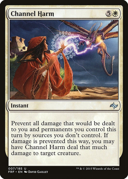 Image for Channel Harm (7) (FRF) - Magic: The Gathering