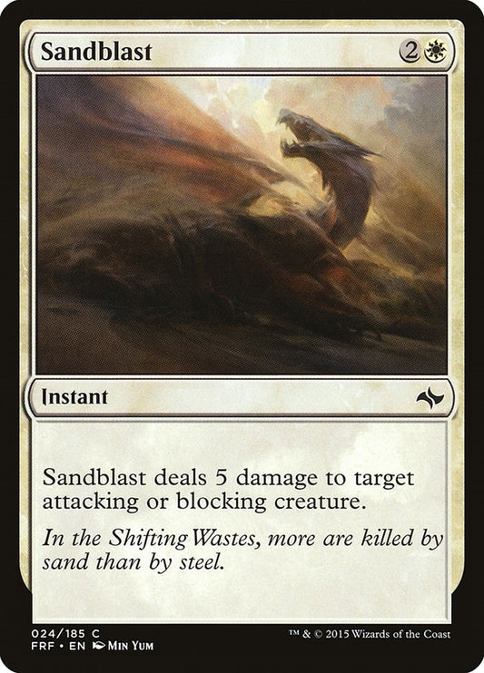 Image for Sandblast (24) (FRF) - Magic: The Gathering
